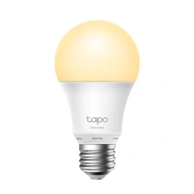 TP-Link Tapo Dimmable Smart Light Bulb, 2-Pack, Smart bulb, Wi-Fi, White, 802.11b, 802.11g, Wi-Fi 4 (802.11n), LED, Glass, Metal