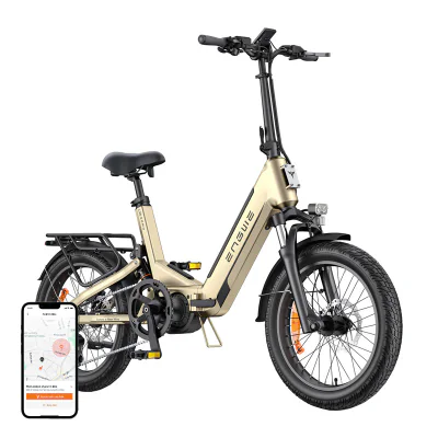Bicicletă electrică ENGWE L20 3.0 PRO 250 W, 20" (auriu)