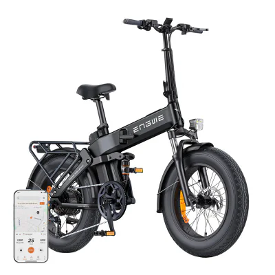 Bicicletă electrică ENGWE PRO 3.0 BOOST 250 W, 20" (negru)