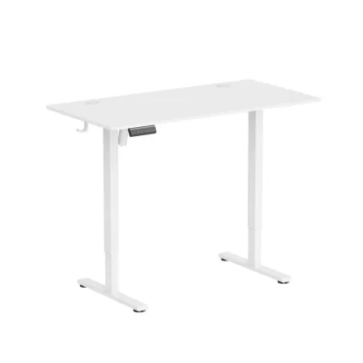 Birou Ascend cu reglare inaltime electric, alb, 1200x600x730~1180 mm, Capacitate de greutate: 40 kg, Interval de înălțime: 730~1180mm, Număr de motoare: 1, Viteză maximă: 15 mm/s, Panou de control Digital, 3 memorii