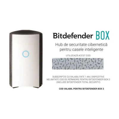 Bitdefender BOX subscription scratch card unlimited, 1 an