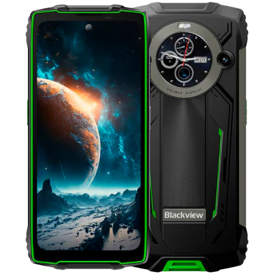 Blackview Rugged BV8200 LTE 6.5-inch FHD+IPS 1080x2400 120Hz Corning 3th + 1.3-inch 360x360 12+256GB MT8781 Octa-core 2.2GHz 8800mAh,CAM Front 32MP Rear 50+13MP Black "BV8200_B_EU"