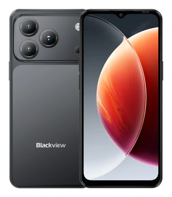 Blackview WAVE 7C LTE 6.56" LTE HD IPS 720x1612 90Hz 4+128GB T310 Quad-core 2.0GHz CAM 13MP/32MP 5000mAh Android 16 Face ID Protective case Phantom Black "BV_WAVE7C128-PB_EU"