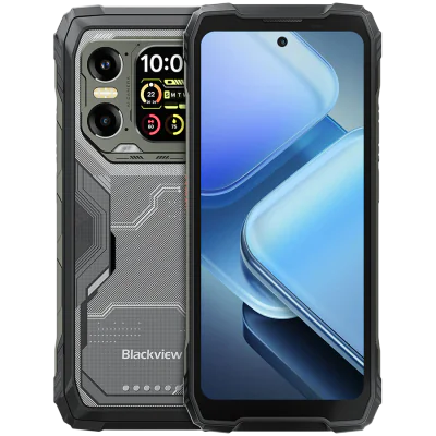 Blackview XPLORE 1 5G Rugged Phone 6.78-inch FHD 2460x1080 120Hz+2.01-inch 296x240 12+256GB MTK Dimensity 7050 octa-core 2.4Ghz Cam 50+64MP+20MP,20000mAh NFC Android "BVXPLORE1_BK12_EU"