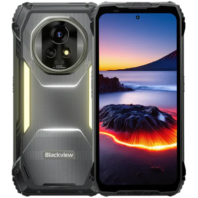 Blackview XPLORE 2 Projector Rugged phone 5G 6.73-inch AMOLED 3200x1440 120Hz+projector 100-inch 100lm 12+256Gb 3.35Ghz Cam 50+50+20MP Night vision 20000mAh Black "BVXPLORE2PJ_BK12_EU"
