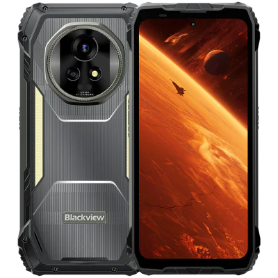 Blackview XPLORE 2 Rugged Phone 6.73 inch AMOLED 3200x1440 120Hz 12/256Gb MT 8300 Octa-Core 3.35GHz 50MP Front 50+20MP Rear Cam Night Vision, 20000mAh,Black "BVXPLORE2_BK12_EU"
