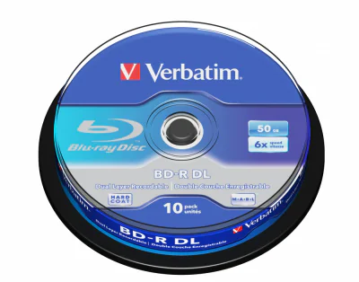 BLANCURI Verbatim BD-R VERBATIM DL 6X 50GB WHITE BLUE 10SP, "43746"