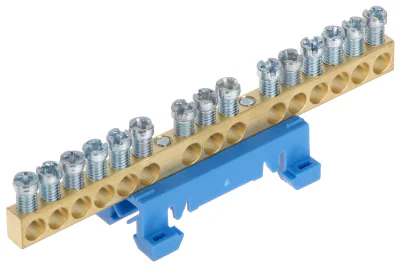 Bloc de borne pe șină DIN TS35 DELTA-OPTI LP-870N-15, 63 A