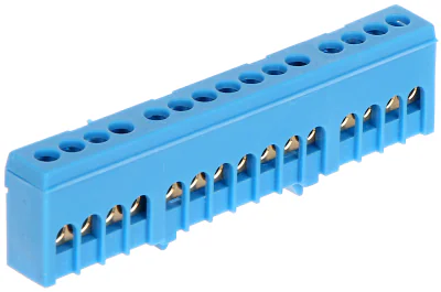 Bloc de borne pe șină DIN TS35 DELTA-OPTI LP-870N-15FS, 63 A