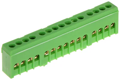 Bloc de borne pe șină DIN TS35 DELTA-OPTI LP-870S-15FS, 63 A