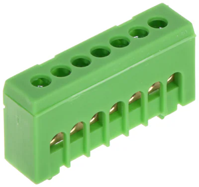 Bloc de borne pe șină DIN TS35 DELTA-OPTI LP-870S-7FS, 63 A