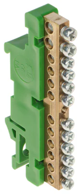 Bloc de borne pe șină DIN TS35 Elektro-Plast LZ-12/N2/EPN, 10 borne Ø 4 mm