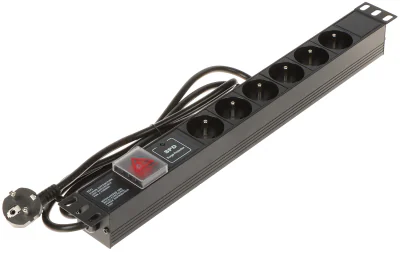Bloc de prize pentru rack (PDU) DELTA POWER PD-6/R-SPD-1L, 16 A