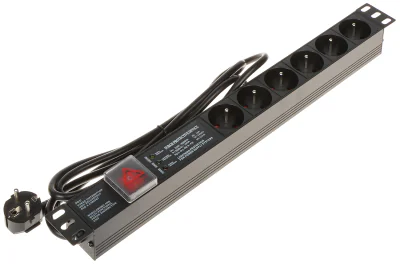 Bloc de prize pentru rack (PDU) DELTA POWER PD-6/R-SPD-3L, 16 A