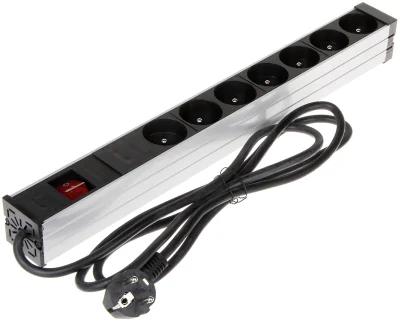 Bloc de prize pentru rack (PDU) PD-7K/RACK, 16 A