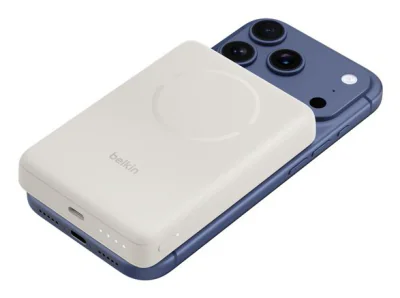 BOOSTCHARGE SLIM MAGN POWERBANK/SAND / 10000MAH W/ MAGCESSORY