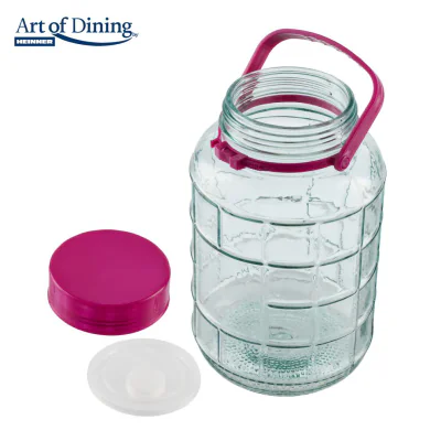 BORCAN STICLA CU CAPAC PLASTIC 5L ,ART OF DINING BY HEINNER