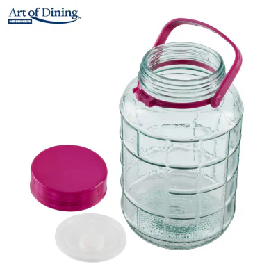 BORCAN STICLA CU CAPAC PLASTIC 8L, ART OF DINNING BY HEINNER