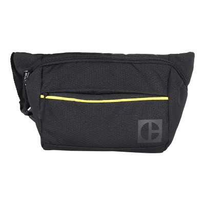 Borseta CATERPILLAR Code - Hex Parkour, material 420D hexagonal, buzunar cu fermoar - negru "CAT-83768-01"
