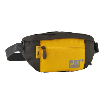Borseta CATERPILLAR V Power, material 600D polyester, buzunar cu fermoar - negru/galben "CAT-84310-12"