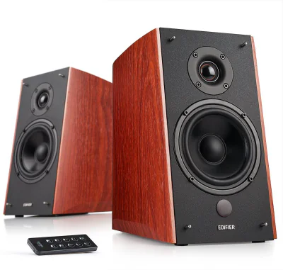 BOXE EDIFIER 2.0, RMS: 120W (2 x 24W, 2 x 36W), bluetooth, telecomanda wireless, volum, bass, treble, black, "R2000DB"