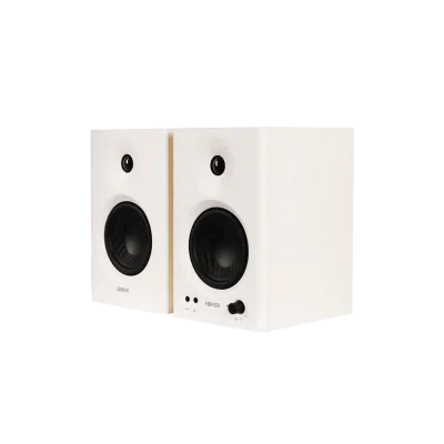 BOXE EDIFIER 2.0, RMS: 42W (2 x 21W), studio monitor, volum, bass, treble, intrare jack 6.35 TRS balanced, RCA, iesire casti, black, "MR4-BK"