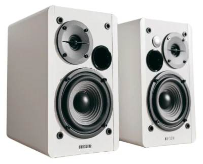 BOXE EDIFIER 2.0, RMS: 42W (2 x 21W), telecomanda wireless, volum, bass, treble, white, "R1280Tw"