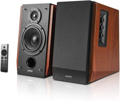 BOXE EDIFIER 2.0, RMS: 66W (2 x 15W, 2 x 18W), bluetooth, telecomanda wireless, volum, bass, treble, dual RCA, sub-out, brown, "R1700BTS-BR"