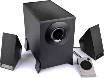 BOXE EDIFIER 2.1, RMS:8.5W(2x2W,1x4.5W),telecomanda pe fir,black;raport semnal-zgomot:85dBA,frecv rasp-sateliti:150Hz-20kHz,subwoofer:20Hz -170kHz, black,"M1360"-392150 M1360
