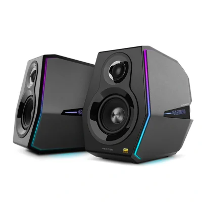 BOXE EDIFIER Gaming 2.0,RMS:88W (2x12W, 2x32W),bass 4",ctr vol, BT/USB/AUX/Optical/Coaxial,sound mode:Music/Game/Movie,11xLED RGB,frecv. rasp 55Hz-20KHz,220V, black, "G5000-BK"