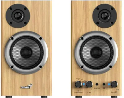 BOXE GENIUS 2.0, RMS: 20W, amplificare Bluetooth, pine wood, #SP-HF520BT", "31730054403"
