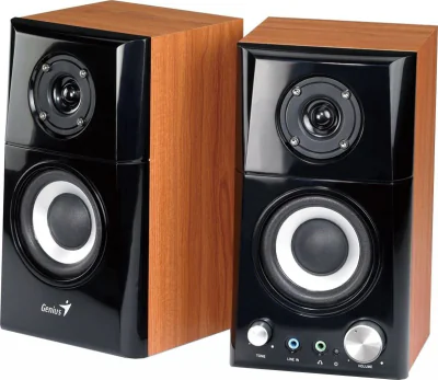 Boxe Genius SP-HF500A, 2.0, 14W RMS, lemn