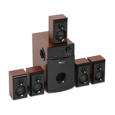 Boxe Serioux 5.1 SoundBoost HT5100C, 140W RMS, lemn