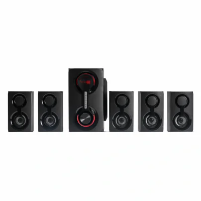 Boxe Serioux 5.1 SoundRise 51105W, putere totala 105W RMS, tip 5.1, sateliti 5 x 15W, subwoofer 30W, Conectivitate: Bluetooth, USB, AUX, SD, Radio FM, negre, SRXS-51105W