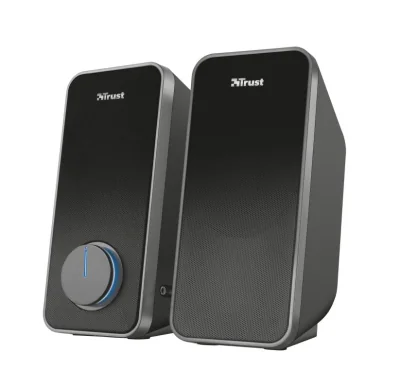 Boxe Stereo Trust Arys 2.0 Speaker Set, 28W, negru