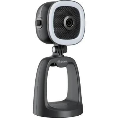 Boya All-In-1 USB Mic with LED Ring Light, Full 1080P Camera "BY-CM6A"