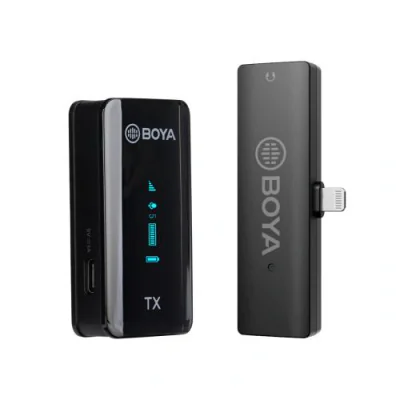Boya Digital True-Wireless Microphone, Lightning iOS (2.4 GHz) "BY-XM6-S3"