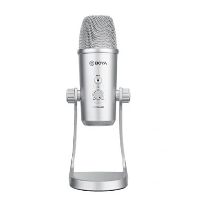 Boya Microfon USB Studio Condensator, Stereo (USB Type-C, Lightning si USB-A) "BY-PM700SP"