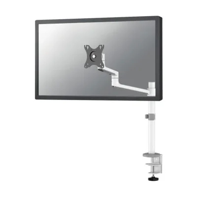 Brat monitor Neomounts DS60-425WH1; pentru display-uri cu diagonale 17"-27", sistem de prindere VESA 75x75~100x100, greutate maxima suportata 8kg, tilt +90°, -30°, swivel +90°, -90°, rotate +360°, distanta fata de perete 128-459mm; inaltime reglabila