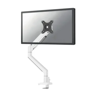 Brat monitor Neomounts DS70-250WH1; pentru display-uri cu diagonale 17"-35", sistem de prindere VESA 75x75~100x100, greutate maxima suportata 9kg, full motion, tilt +45°, swivel 90°, rotate 180°; gas spring; culoare argintiu. Garantie 5 ani