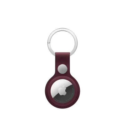 Breloc Apple FineWoven pentru AirTag, Burgundy