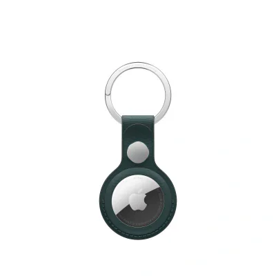 Breloc Apple FineWoven pentru AirTag, Dark Green