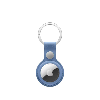 Breloc Apple FineWoven pentru AirTag, Wildflower Blue