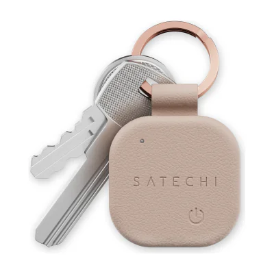 Breloc Satechi FindAll, piele vegană, Desert Rose