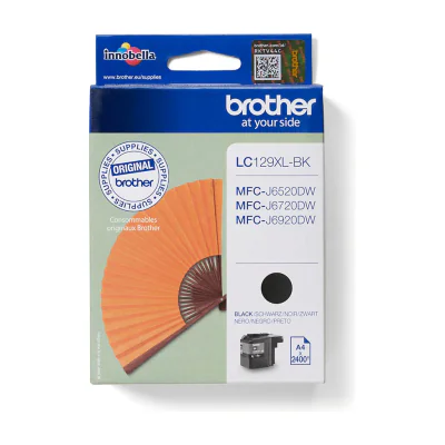 Brother Black Inkjet Cartridge, High (XL) Yield, Black, 1 pc(s), 2400 pages, Single pack