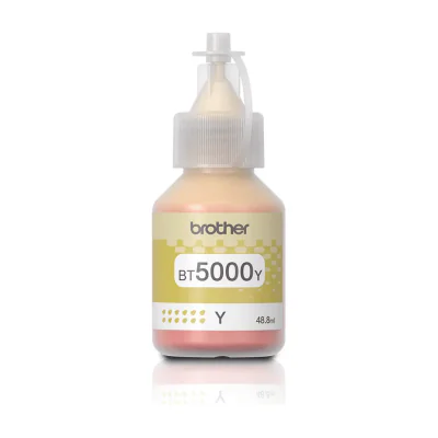 Brother BT5000Y, Extra (Super) High Yield, Yellow, Pigment-based ink, 5000 pages