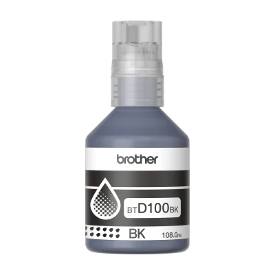 Brother BTD100BK, Original, Black, Brother, MFC-T930DW, DCP-T830DW, DCP-T730DW, DCP-T530DW, DCP-T430W, DCP-T230, 7500 pages, 108 ml