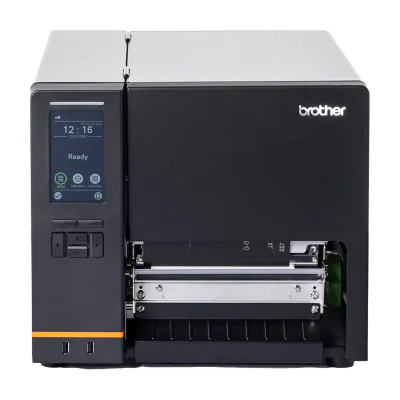 Brother IMP ETIQUETTES TJ-6521TN, Direct thermal / Thermal transfer, 203 x 300 DPI, 304.8 mm/sec, Colour, Wired, Black