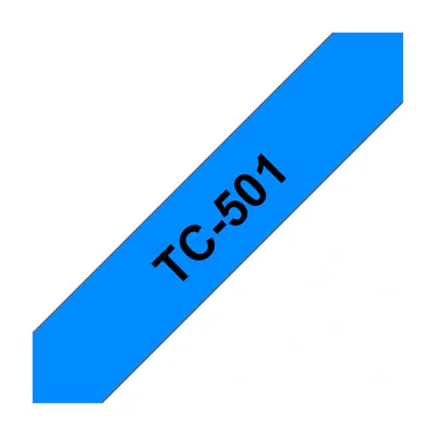 Brother Labelling Tape 12mm, Black on blue, TC, Black, Japan, 5 year(s), Brother