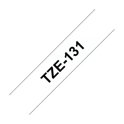 Brother Labelling Tape 12mm, Black on transparent, Continuous label, TZe, Grey, Thermal transfer, Philippines